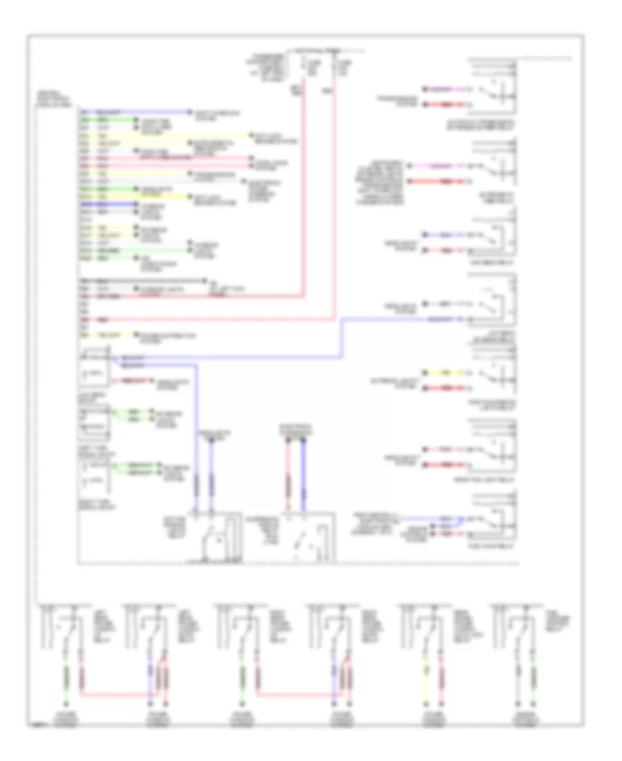 Central Electronic Module Wiring Diagram 2 of 2 for Volvo V70 2004