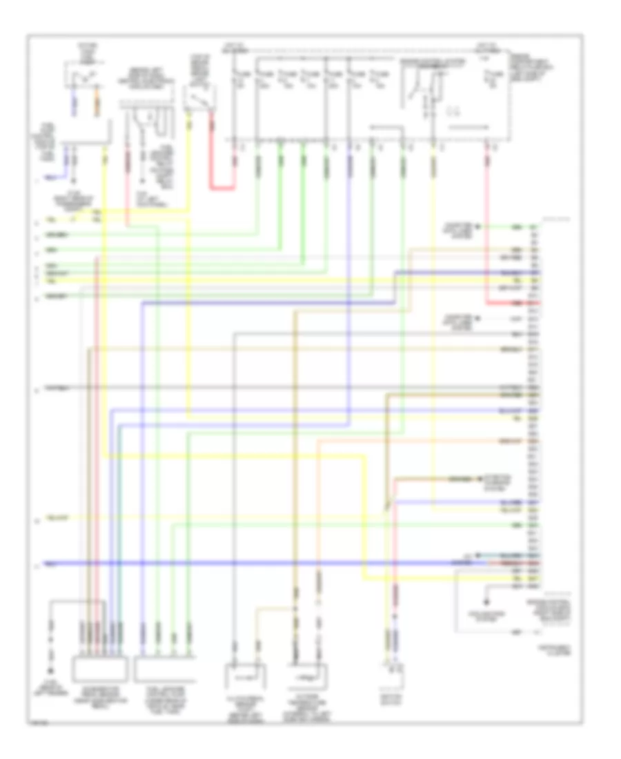 2.4L, Engine Performance Wiring Diagram (3 of 3) for Volvo V70 2004