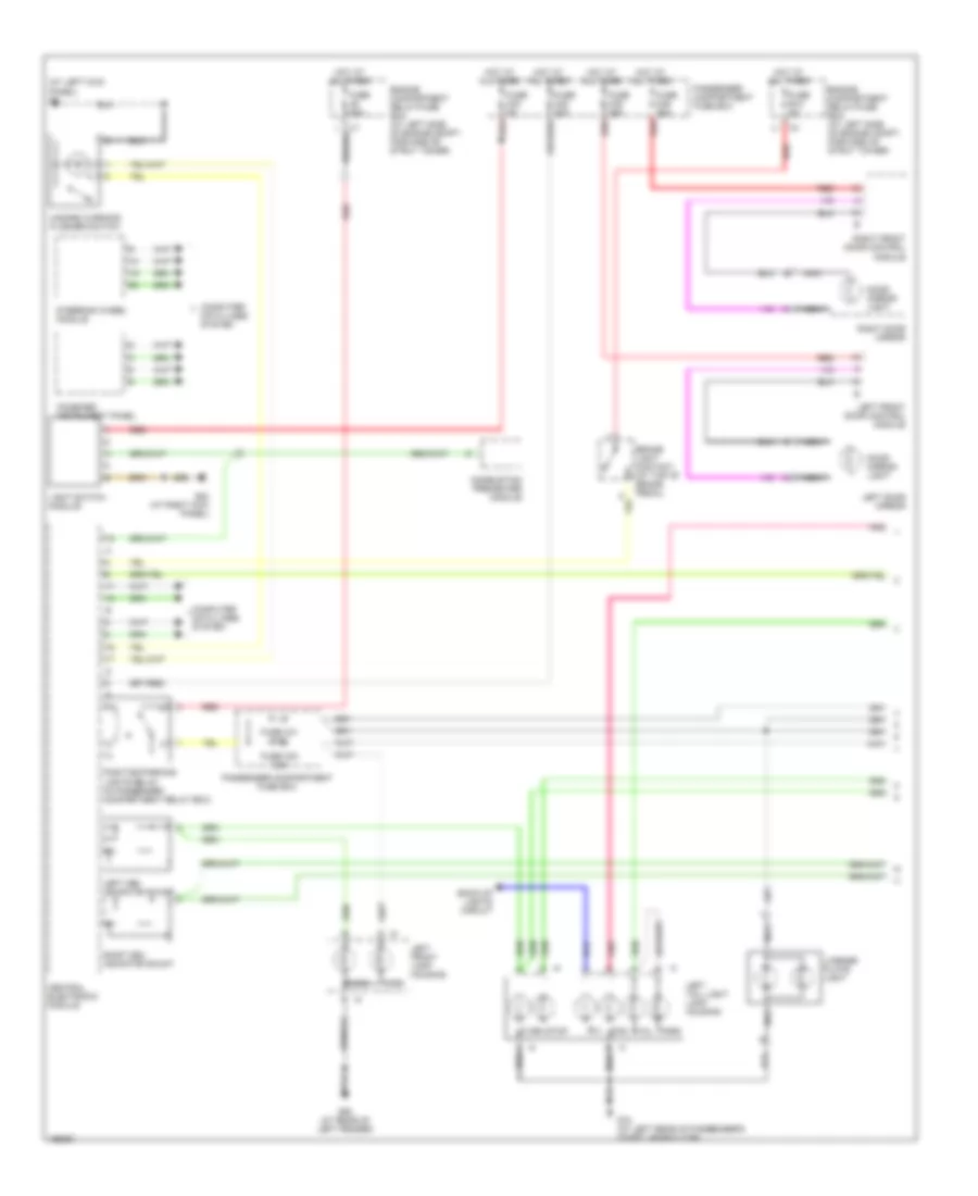 Exterior Lamps Wiring Diagram (1 of 3) for Volvo V70 2004