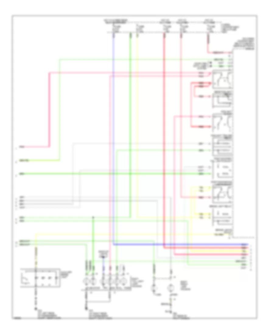 Exterior Lamps Wiring Diagram (2 of 3) for Volvo V70 2004