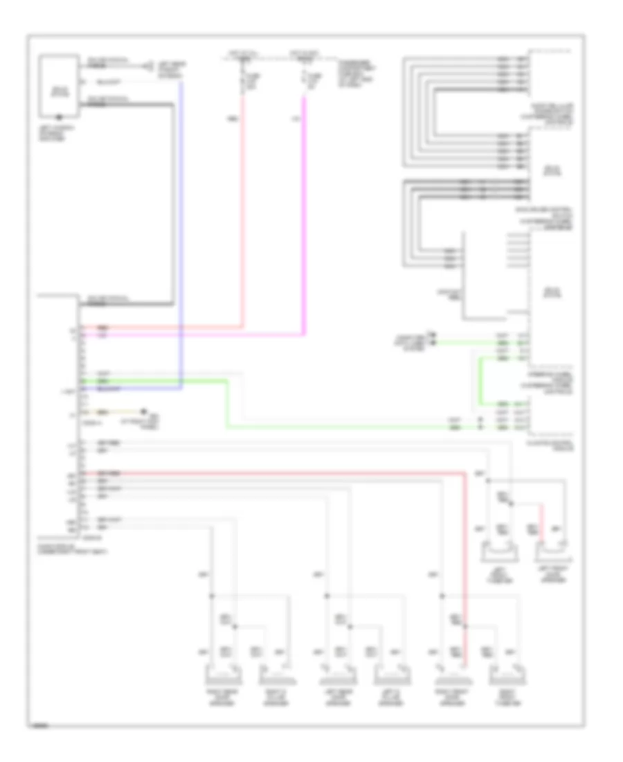 Radio Wiring Diagram without Amplifier for Volvo V70 2004