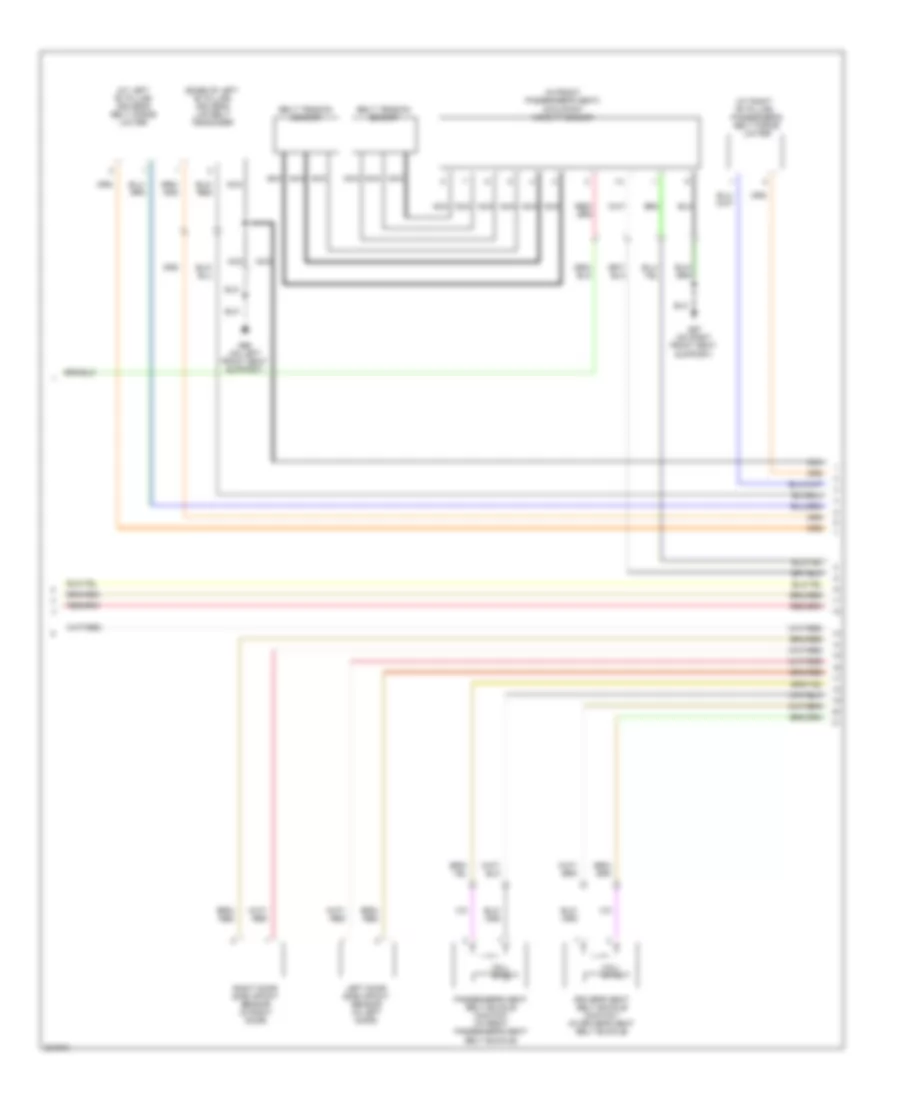 Supplemental Restraints Wiring Diagram 2 of 3 for Volvo C30 R Design 2010