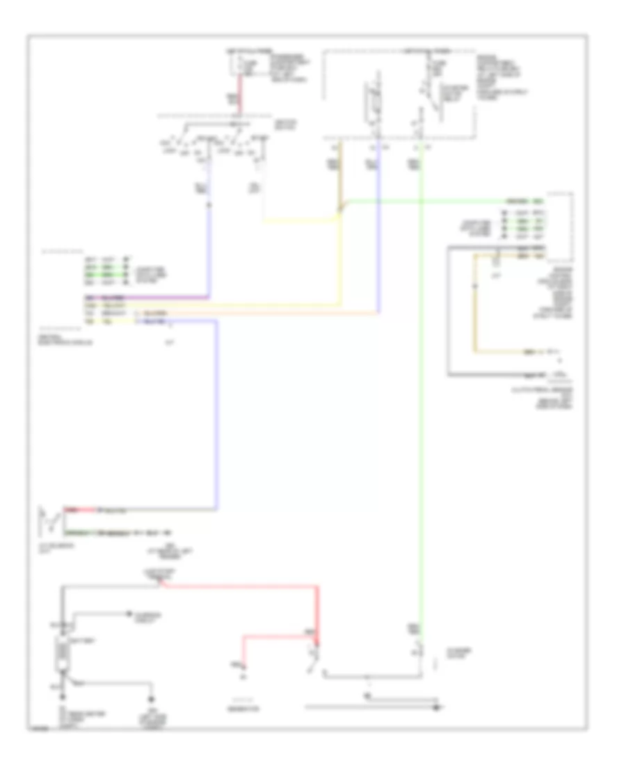 Starting Wiring Diagram for Volvo V70 R 2004