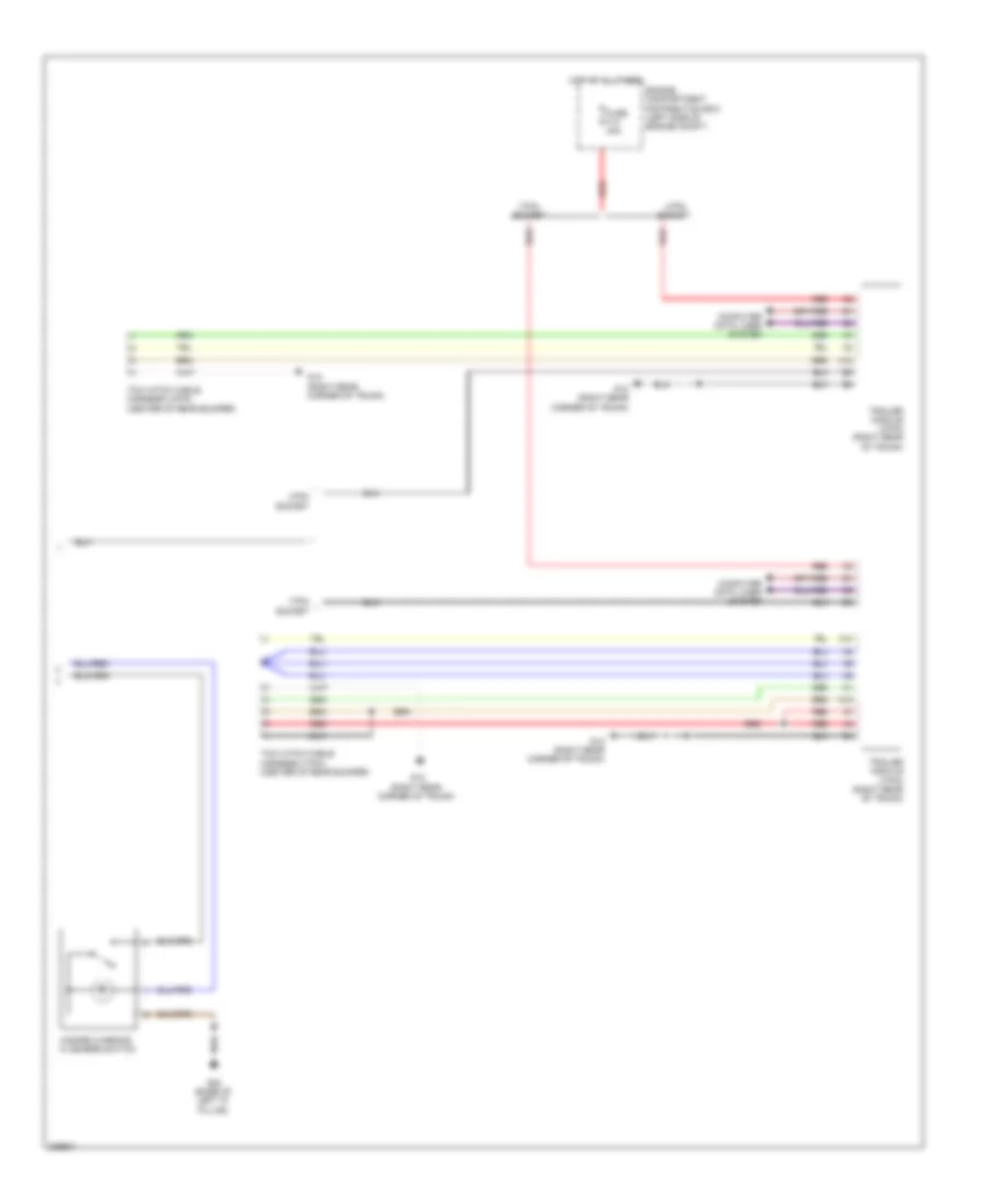 Exterior Lamps Wiring Diagram (3 of 3) for Volvo C30 T-5 2010