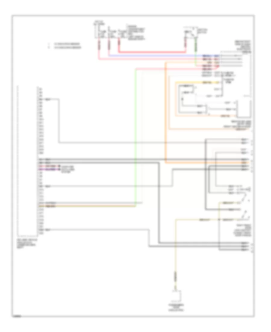 Keyless Entry Wiring Diagram (1 of 2) for Volvo C30 T-5 2010