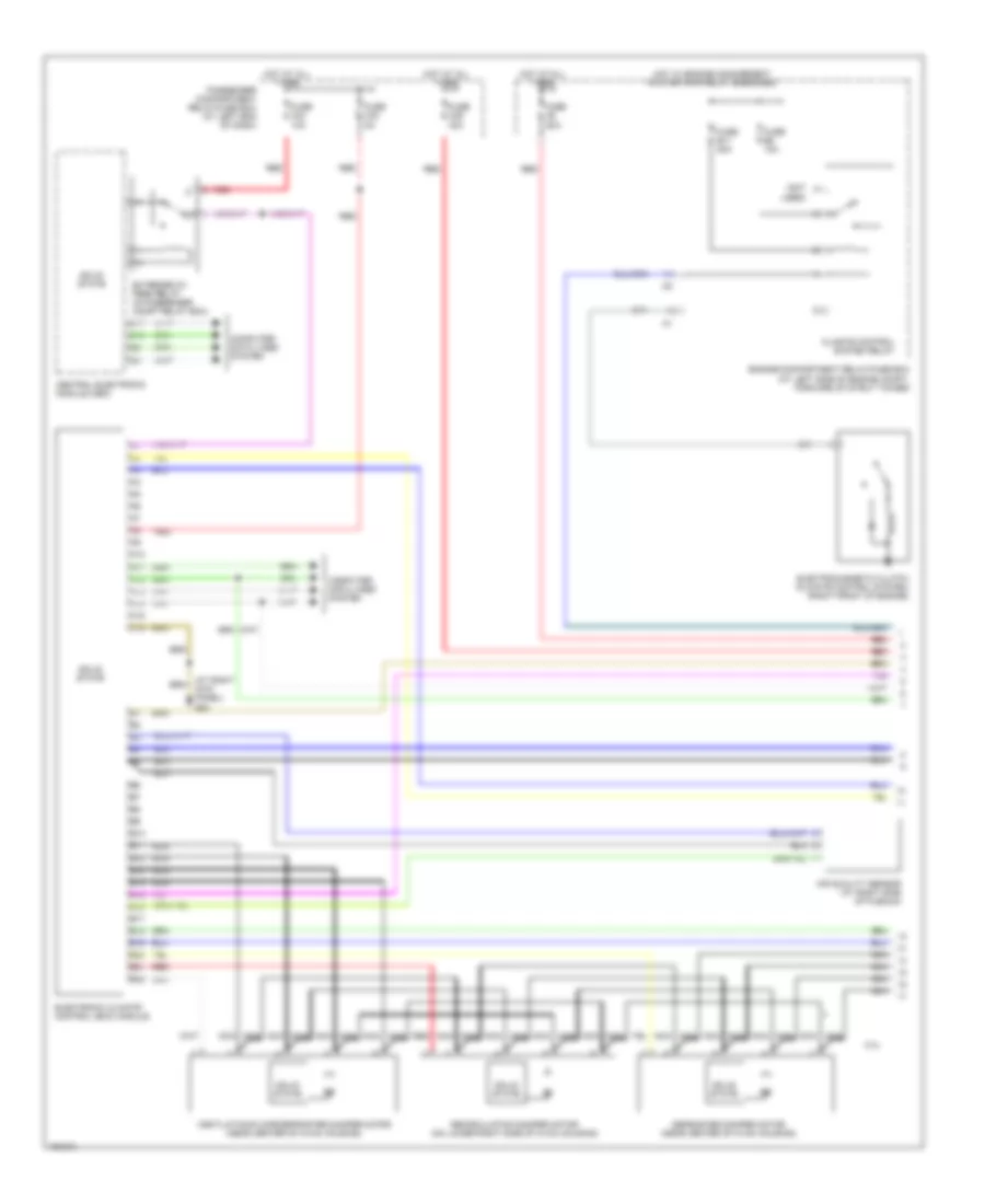 Automatic A C Wiring Diagram 1 of 2 for Volvo V70 T 5 2004