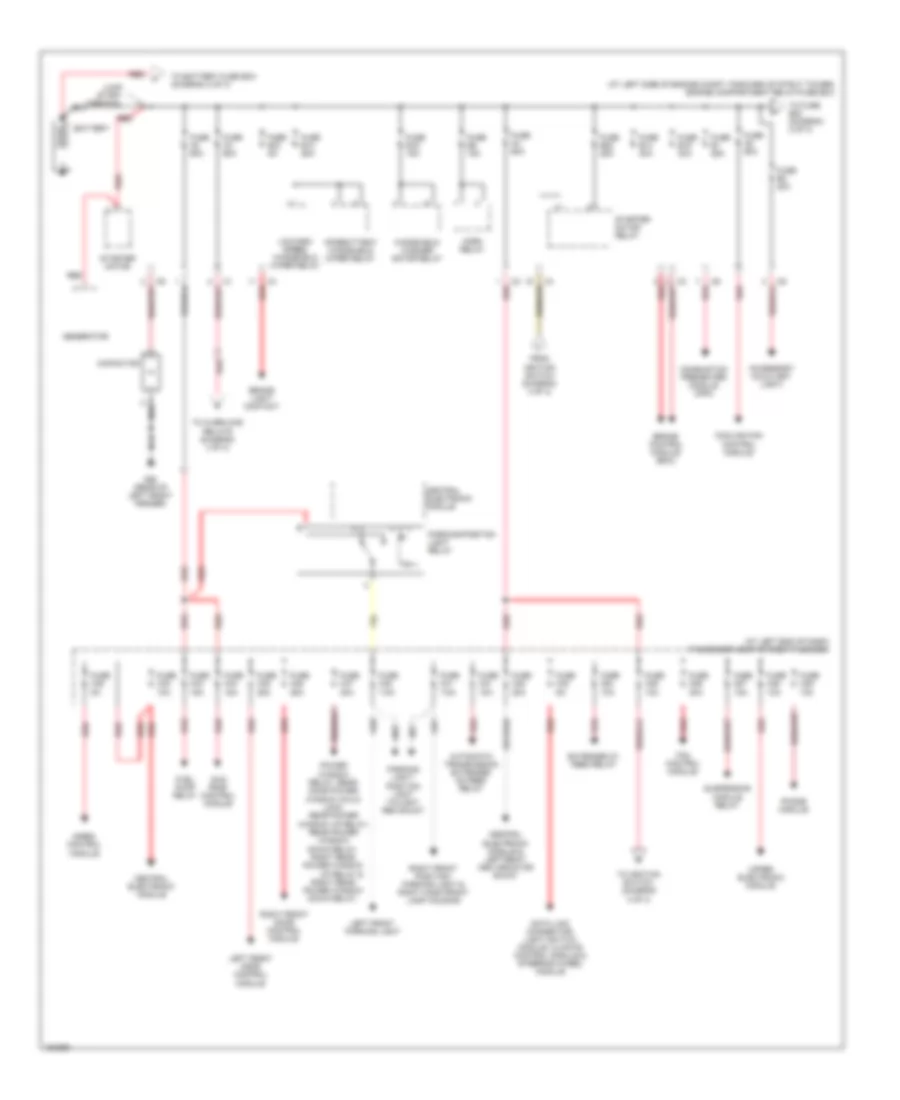Power Distribution Wiring Diagram 1 of 3 for Volvo V70 T 5 2004