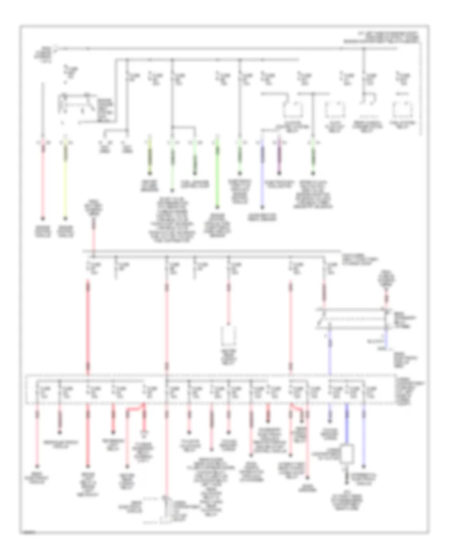 Power Distribution Wiring Diagram 2 of 3 for Volvo V70 T 5 2004