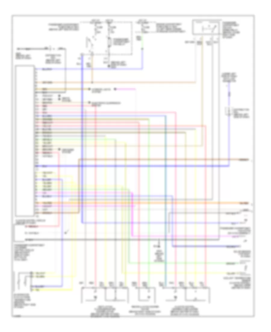 Automatic A C Wiring Diagram 1 of 2 for Volvo S40 2001