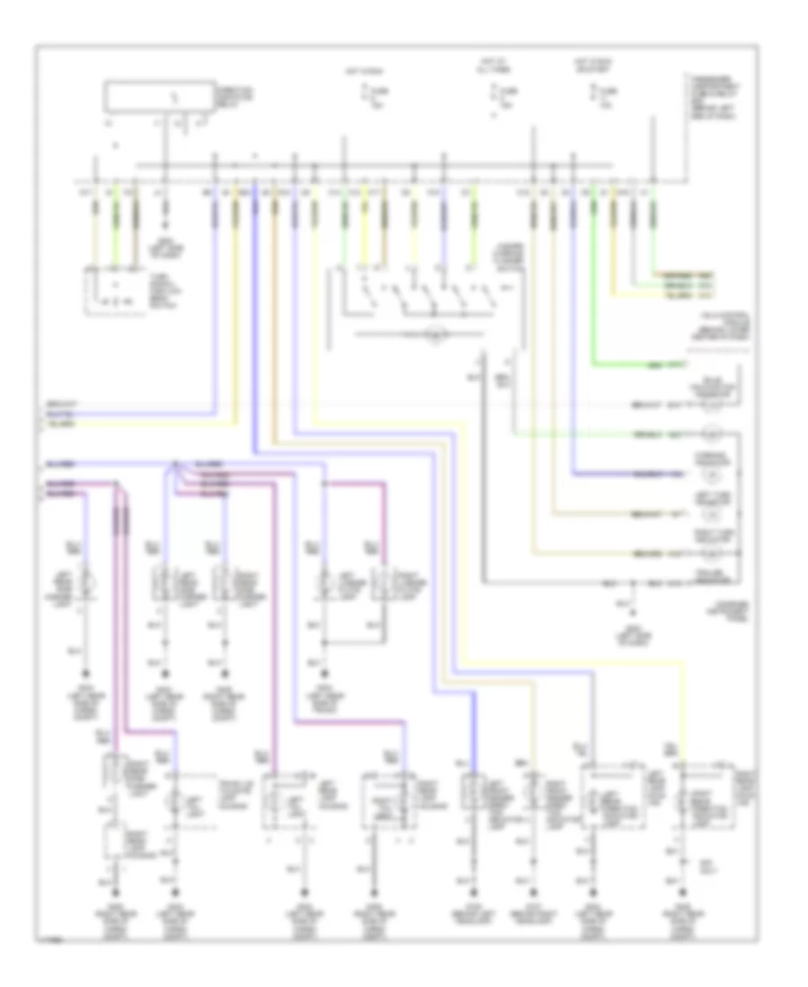 Exterior Lamps Wiring Diagram 2 of 2 for Volvo S40 2001