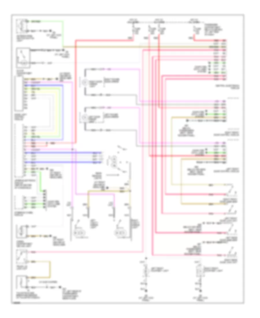 Courtesy Lamps Wiring Diagram for Volvo XC70 2004