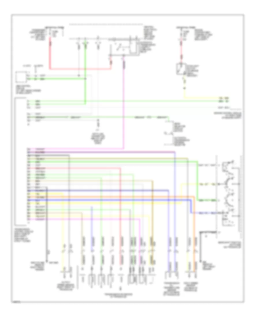 A T Wiring Diagram AW55 50 for Volvo S60 2001