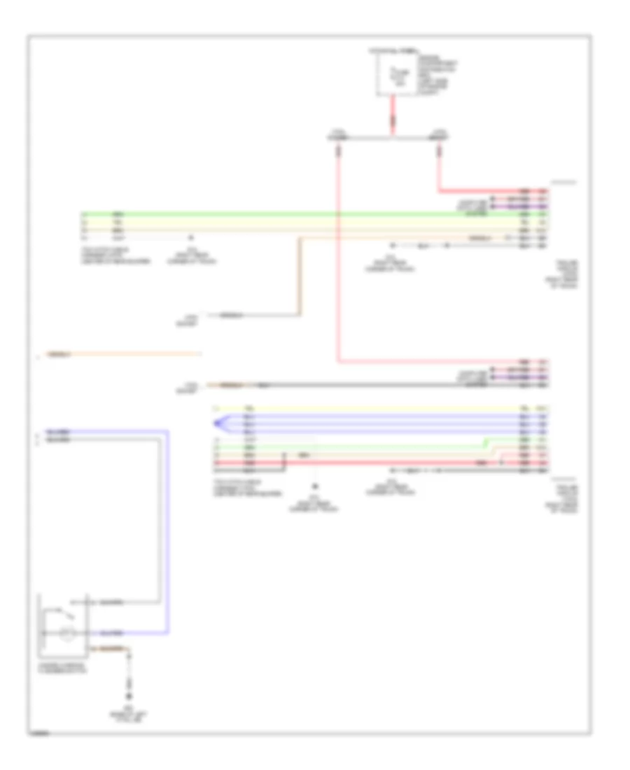 Exterior Lamps Wiring Diagram (3 of 3) for Volvo S40 2010