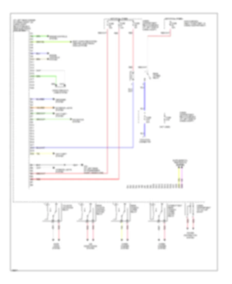 Rear Electronic Module Wiring Diagram (1 of 2) for Volvo XC90 2004