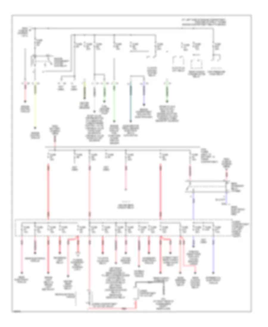 Power Distribution Wiring Diagram 2 of 3 for Volvo XC90 2004