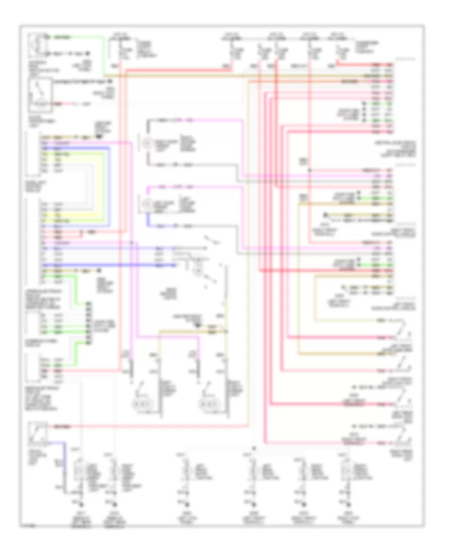 Courtesy Lamps Wiring Diagram for Volvo S80 2001