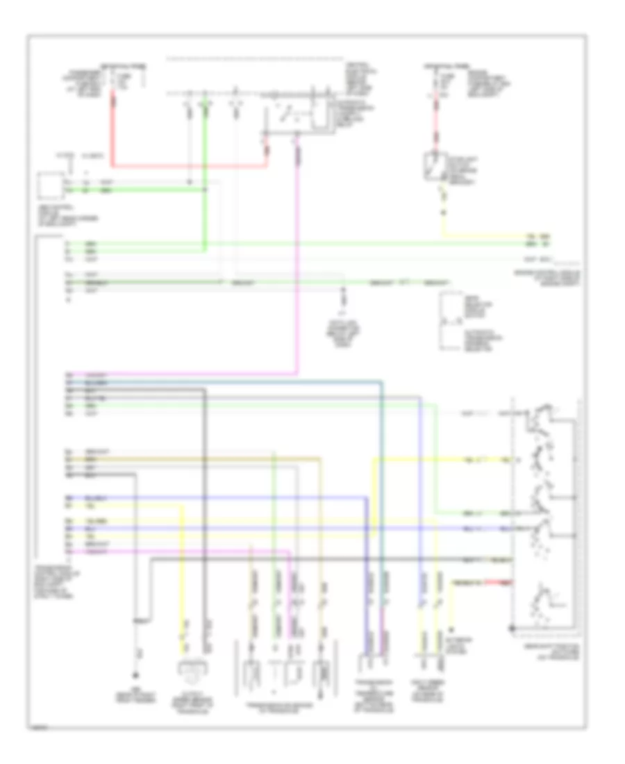AT Wiring Diagram, AW50-42 for Volvo S80 2001