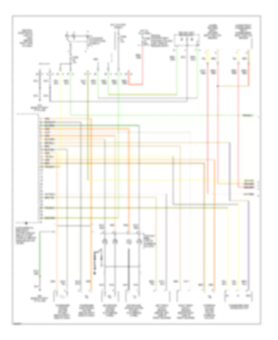 Supplemental Restraints Wiring Diagram 1 of 3 for Volvo S40 T 5 2010