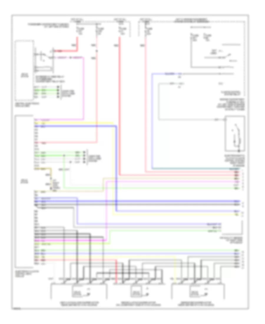 Automatic A C Wiring Diagram 1 of 2 for Volvo XC90 T 6 2004