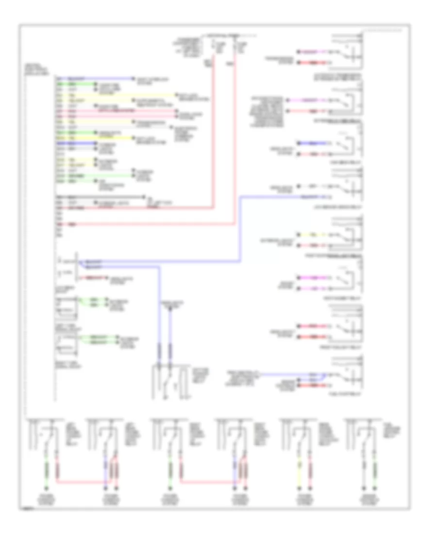 Central Electronic Module Wiring Diagram 2 of 2 for Volvo XC90 T 6 2004