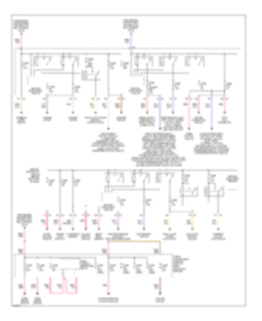 Power Distribution Wiring Diagram 2 of 3 for Volvo S80 2010