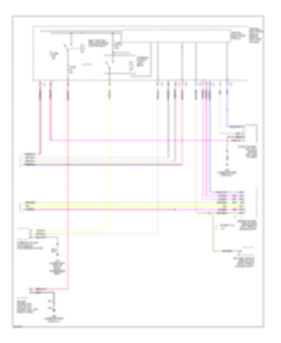 Starting Wiring Diagram 2 of 2 for Volvo S80 2010