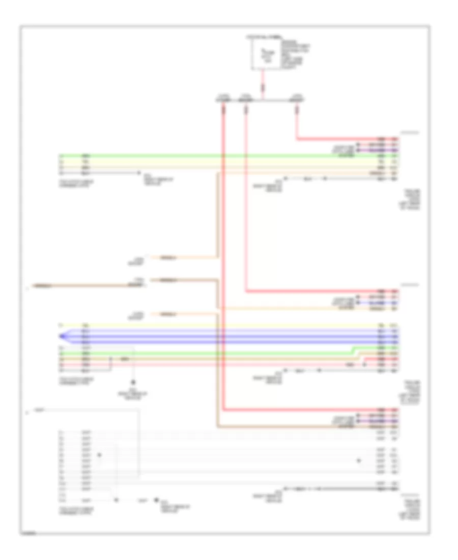 Exterior Lamps Wiring Diagram (3 of 3) for Volvo S40 2005