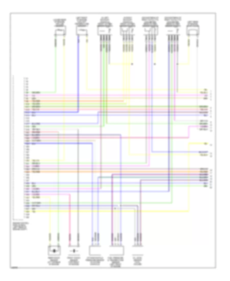 3.2L, Engine Performance Wiring Diagram (1 of 5) for Volvo S80 T-6 2010