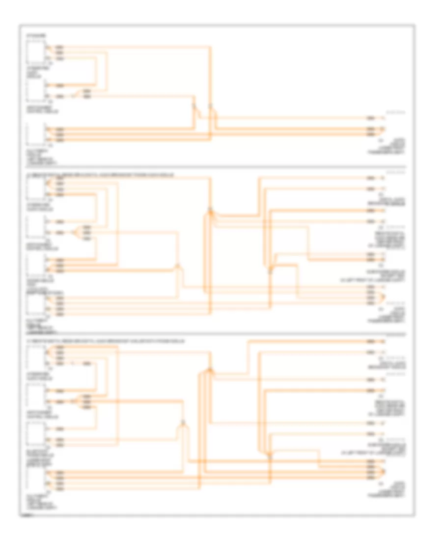 MOST Data Bus Wiring Diagram 1 of 4 for Volvo S80 T 6 2010