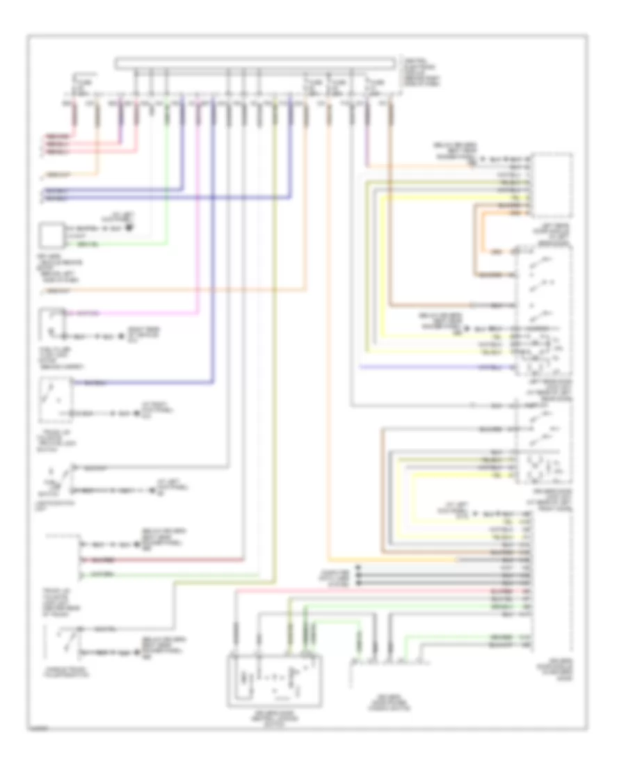 Central Locking Wiring Diagram 2 of 2 for Volvo S40 T 5 2005