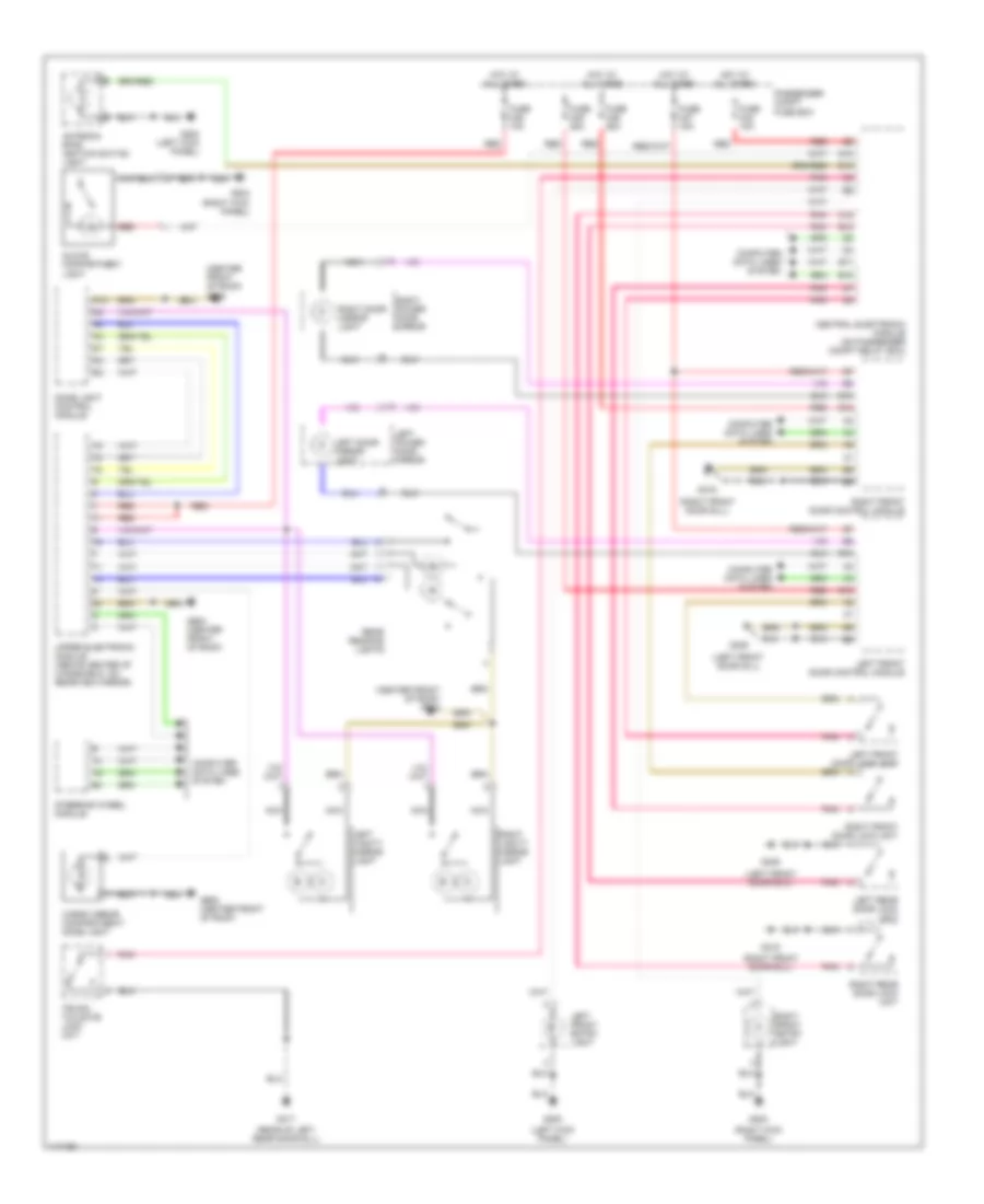 Courtesy Lamps Wiring Diagram for Volvo V70 2001