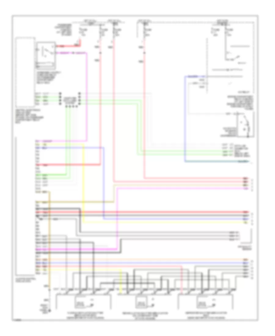 Automatic A C Wiring Diagram 1 of 2 for Volvo V70 T 5 2001
