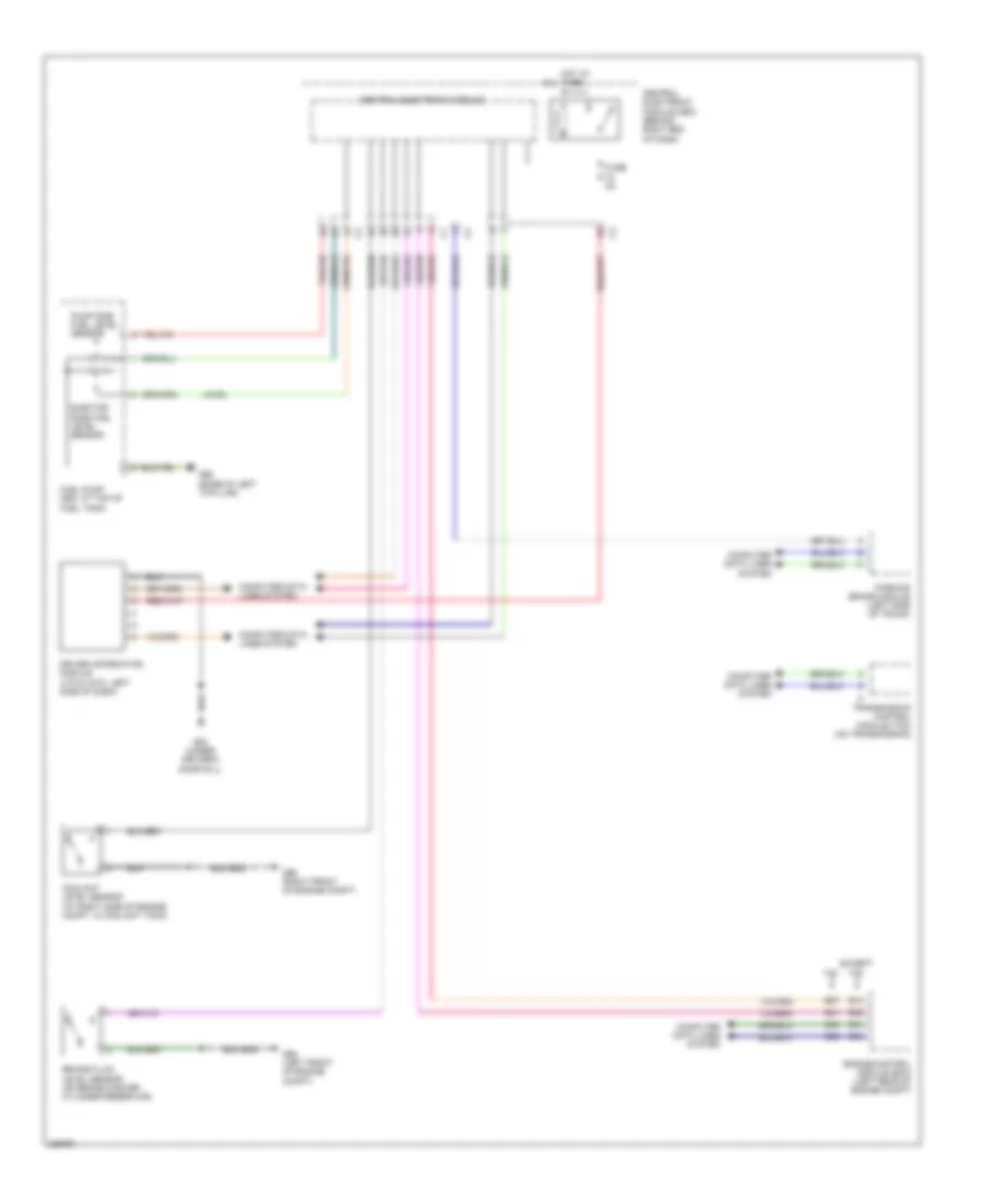 Driver Information System Wiring Diagram for Volvo S80 V8 2010