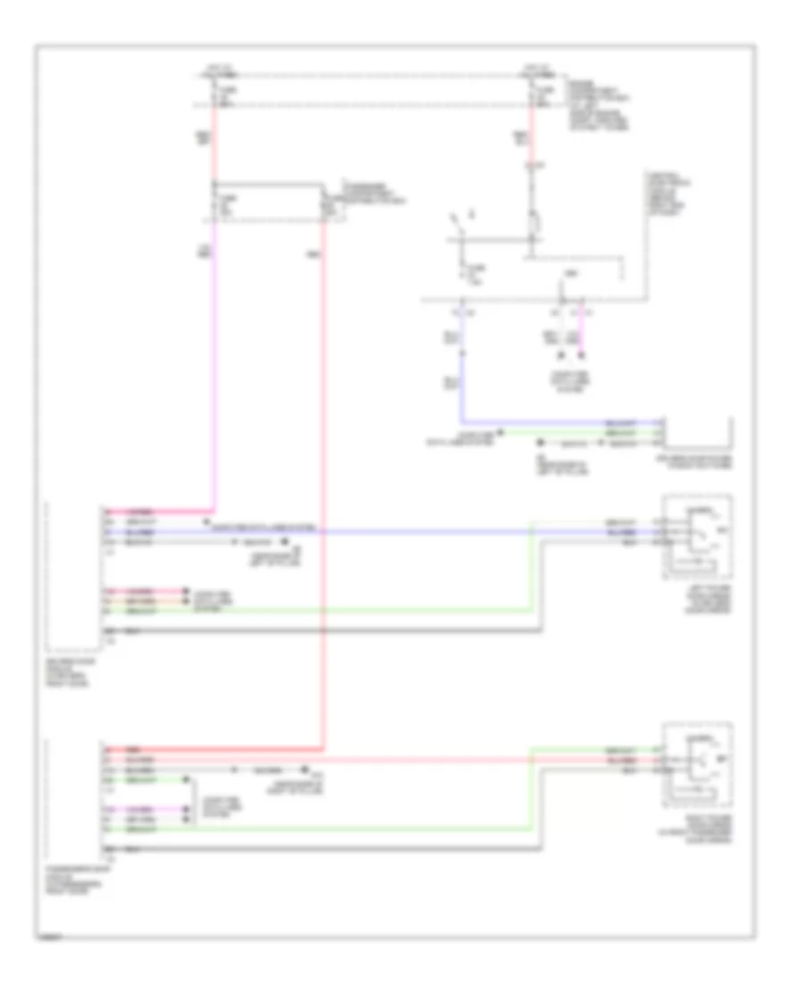 Blind Spot Information System Wiring Diagram for Volvo S80 V8 2010