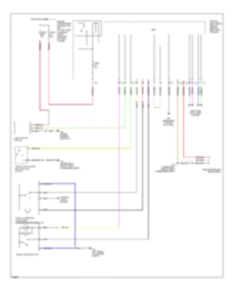 TrunkTailgate Release Wiring Diagram for Volvo S80 V8 2010