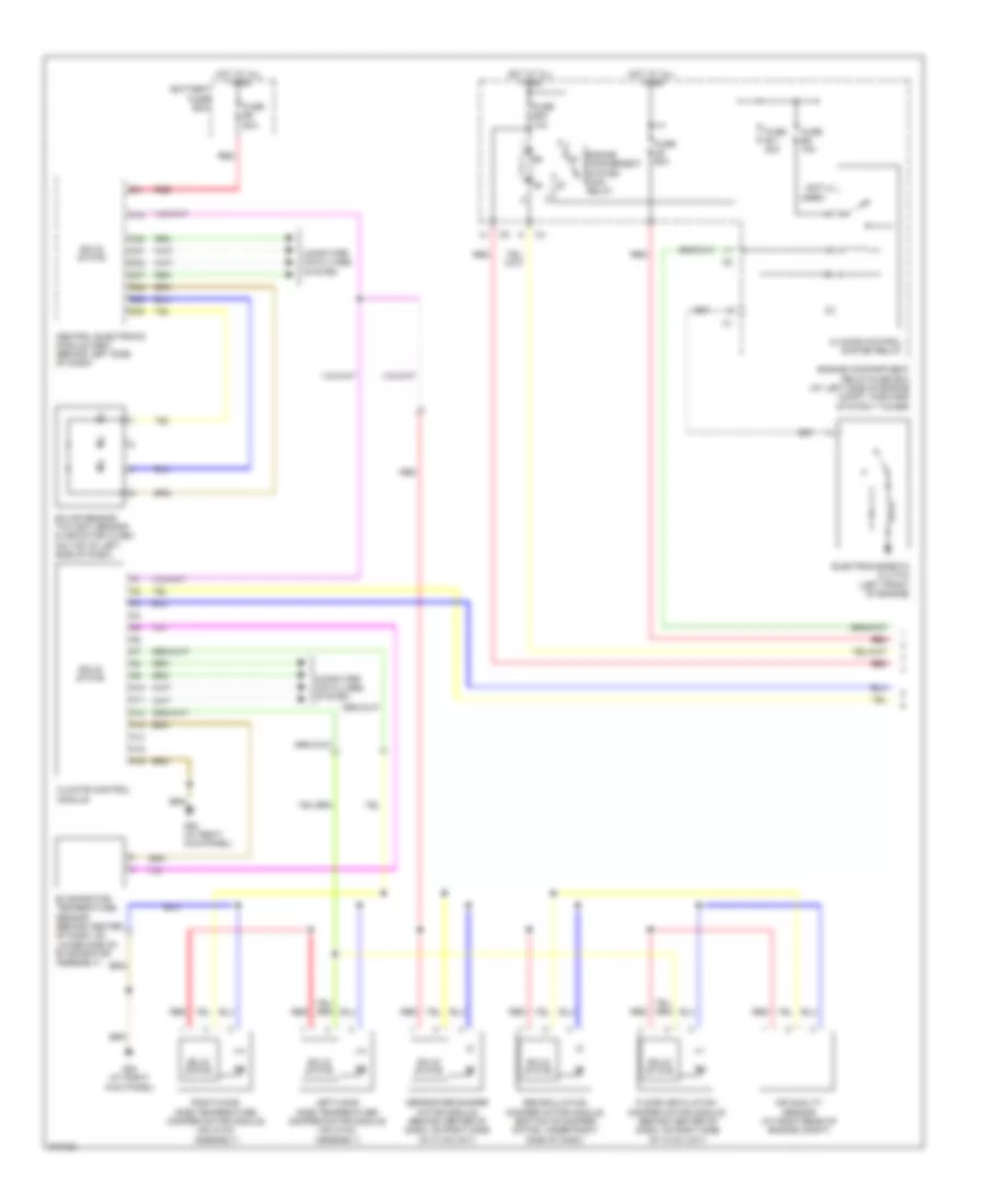 2.4L Turbo, Automatic AC Wiring Diagram (1 of 2) for Volvo S60 2005