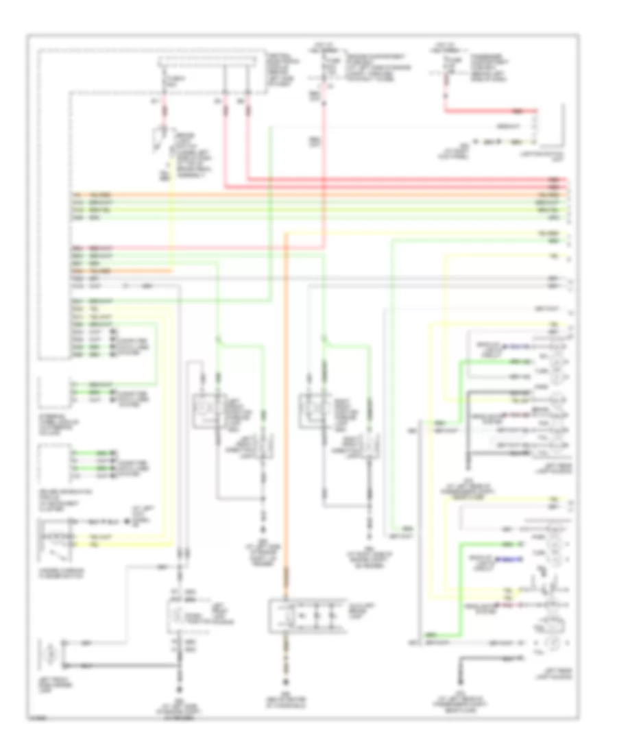 Exterior Lamps Wiring Diagram (1 of 3) for Volvo S60 2005