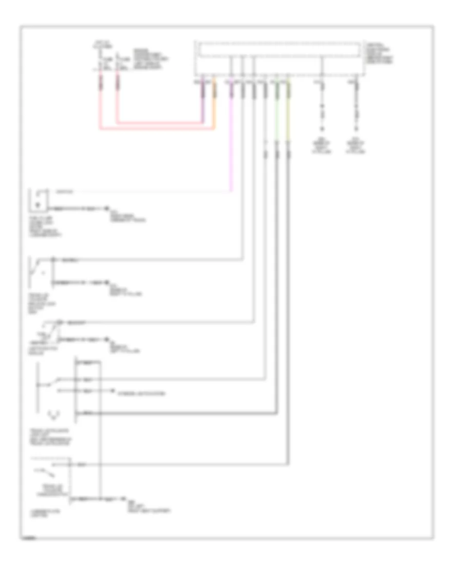 TrunkTailgate Release Wiring Diagram for Volvo V50 2010