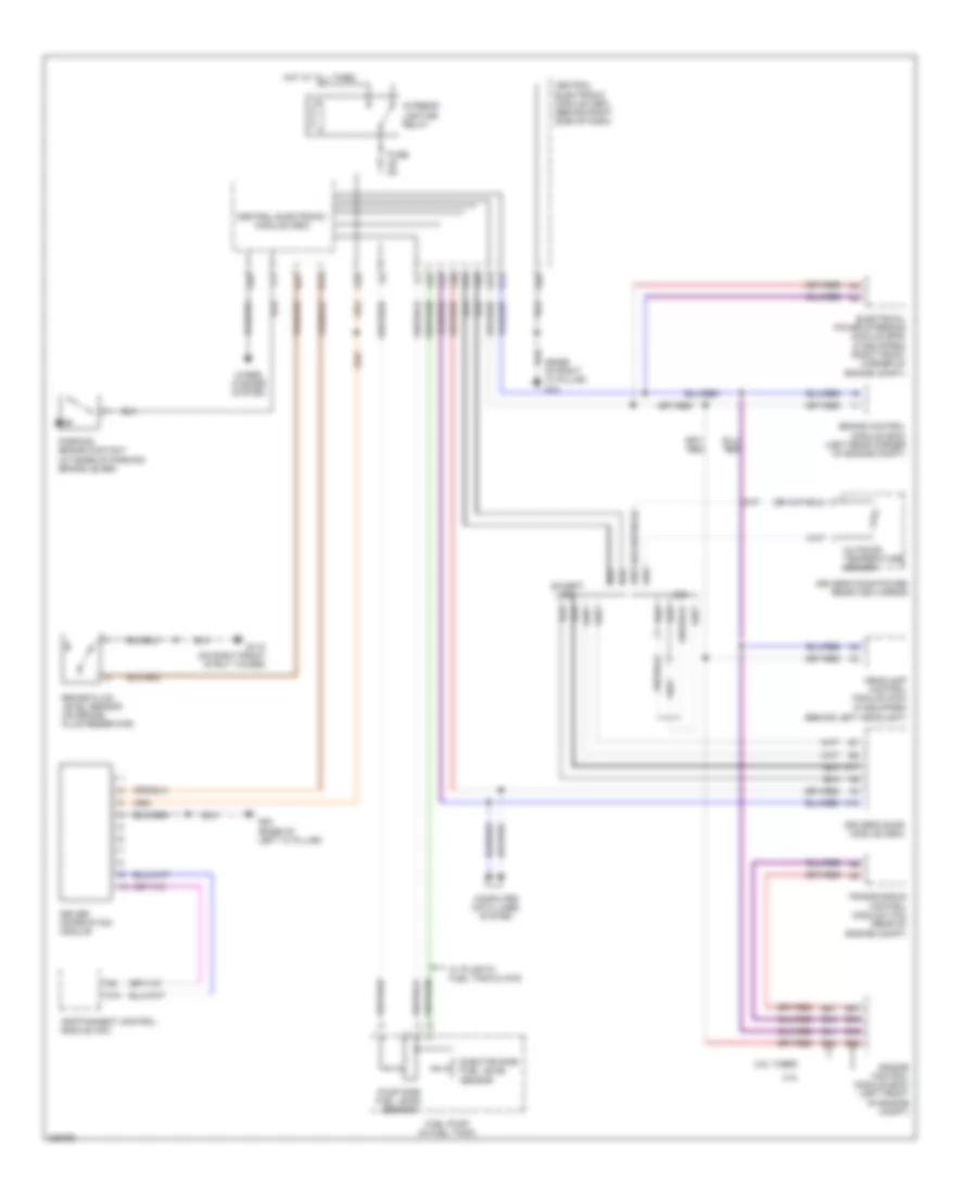 Instrument Cluster Wiring Diagram for Volvo V50 T 5 R Design 2010