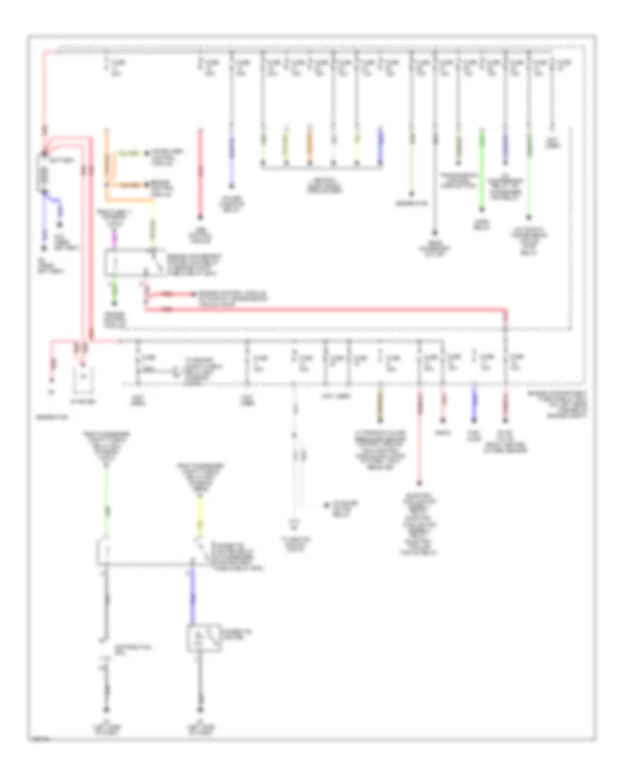 Power Distribution Wiring Diagram 1 of 3 for Volvo S40 2002