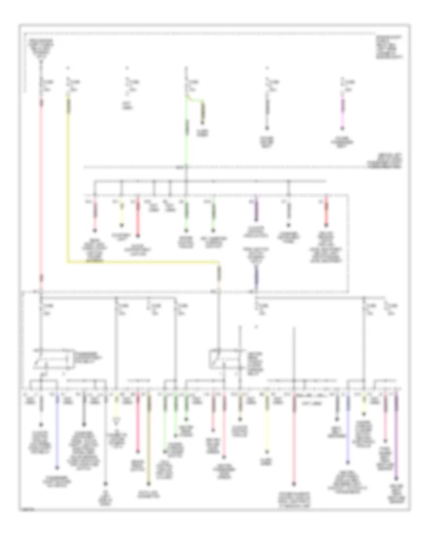 Power Distribution Wiring Diagram 2 of 3 for Volvo S40 2002