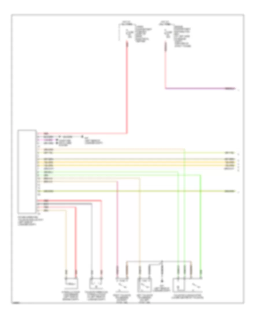 TrunkTailgate Release Wiring Diagram (1 of 2) for Volvo V70 2010
