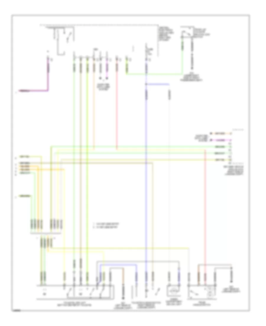 TrunkTailgate Release Wiring Diagram (2 of 2) for Volvo V70 2010