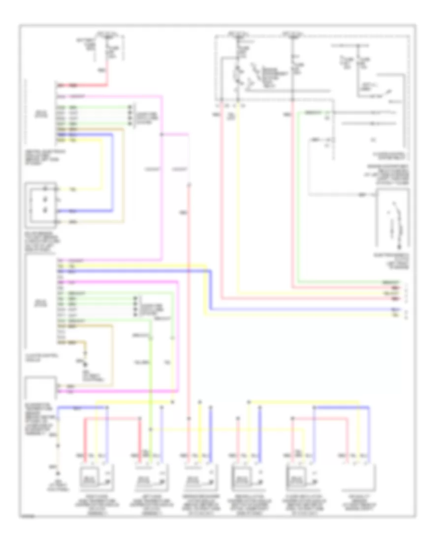 Automatic A C Wiring Diagram 1 of 2 for Volvo S80 2005