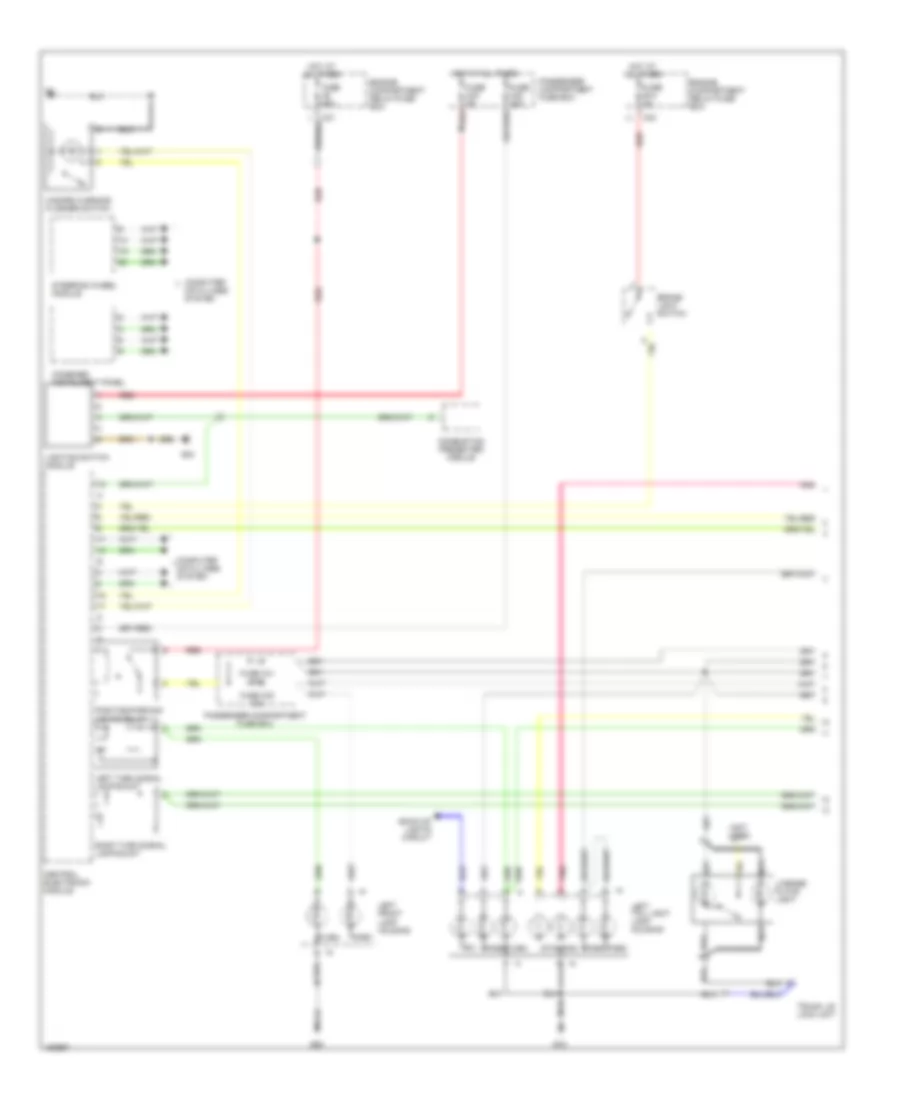 Exterior Lamps Wiring Diagram (1 of 2) for Volvo S60 2002
