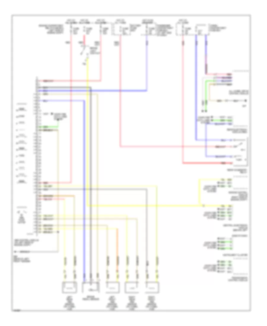 Anti lock Brake Wiring Diagrams with AWD for Volvo S60 T 5 2002