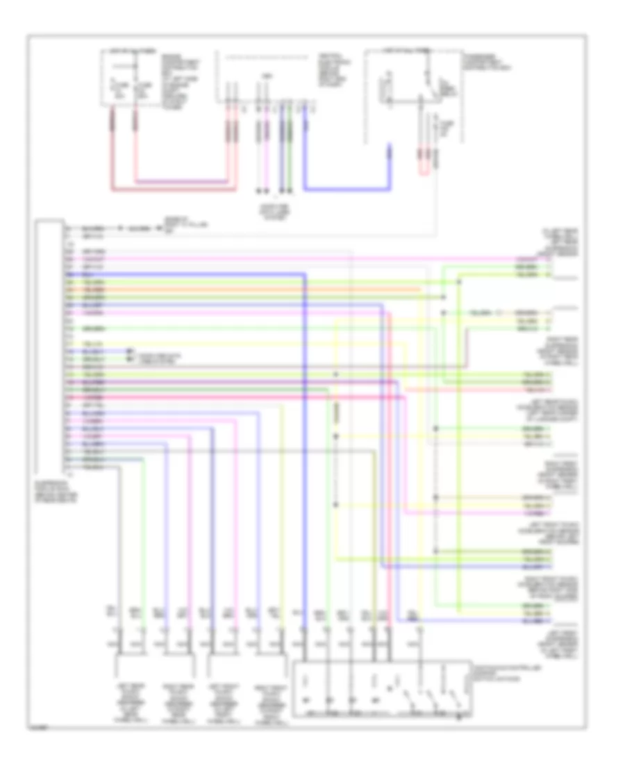 Electronic Suspension Wiring Diagram for Volvo V70 R-Design 2010