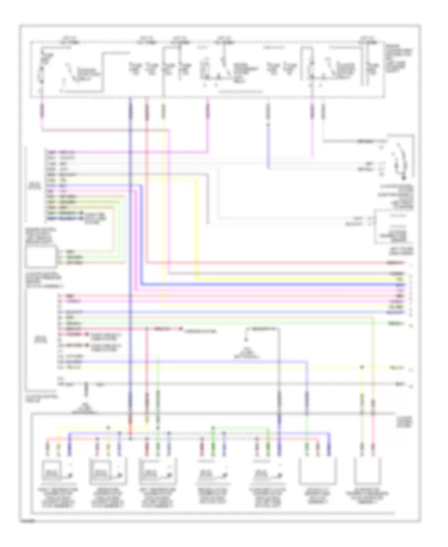Automatic A C Wiring Diagram Early Production 1 of 2 for Volvo XC60 2010