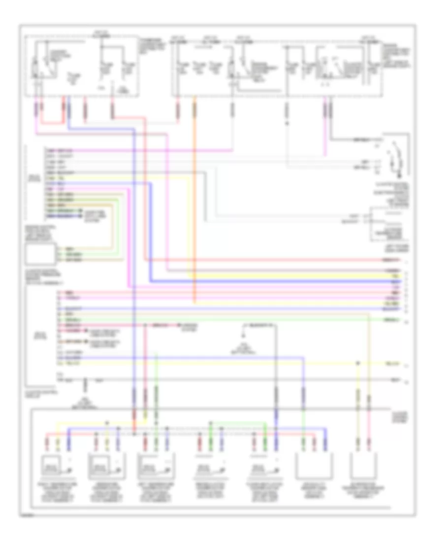 Automatic AC Wiring Diagram, Late Production (1 of 2) for Volvo XC60 2010