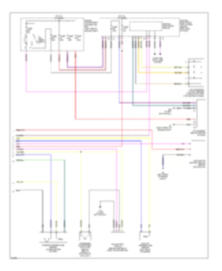 Automatic A C Wiring Diagram Late Production 2 of 2 for Volvo XC60 2010